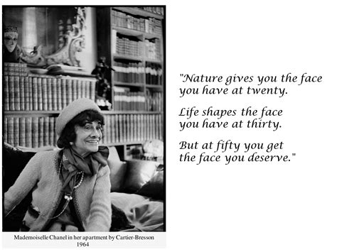 coco chanel the face you deserve|Coco Chanel quotes about life.